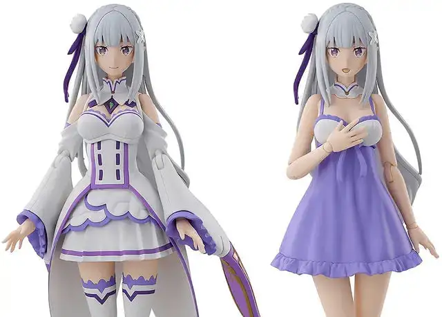 Re Zero Starting Life in Another World Kadokawa Plastic Model Series Emilia (DX Ver.) Model Kit