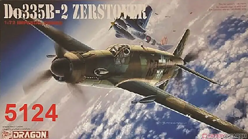 Do335B2 Zerstorer Fighter 1/72 Dragon
