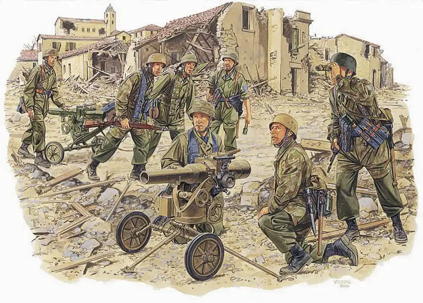 7.5cm Leichtgeschutz 40 Gun w/7 Fallschirmjager Crew 1/35 Dragon