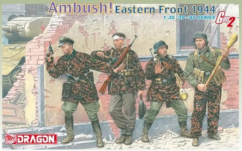 Ambush! German Soldiers Eastern Front 1944 (4) 1/35 Dragon