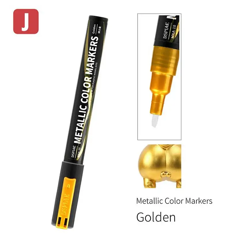 Super Metallic Golden Dual Tip Acrylic Paint Marker DSPIAE