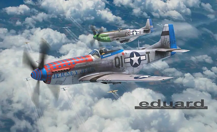 WWII P-51D US Fighter Dual Combo (Ltd Edition Plastic Kit) 1/72 Eduard
