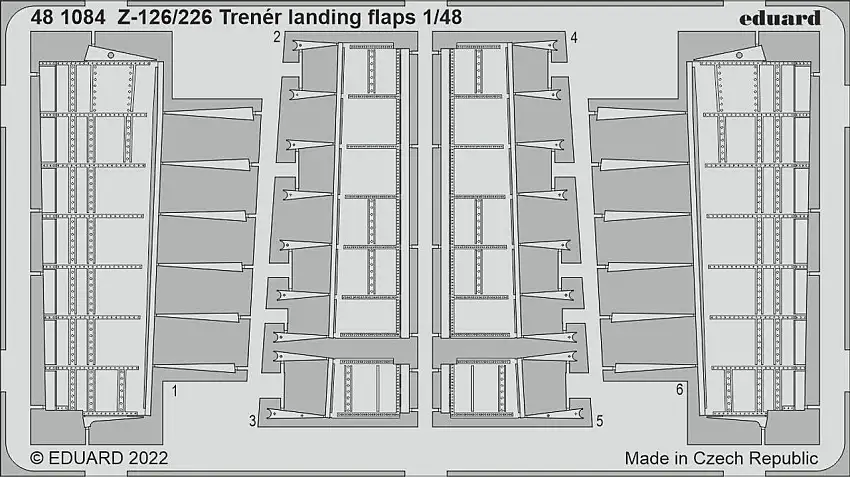 Z-126/226 Trener Landing Flaps for EDU 1/48 Eduard
