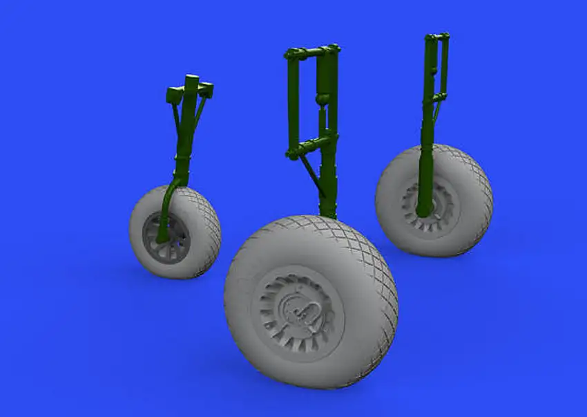 A-26 Invader Wheels for HBO (Resin) 1/32 Eduard