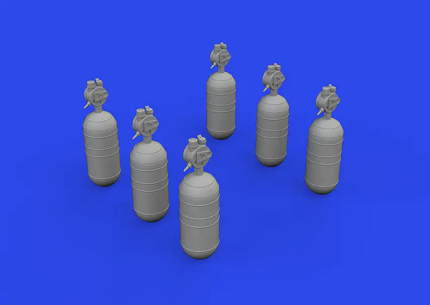 WWII USAAF Oxygen Cylinder A6 (Resin) 1/32 Eduard