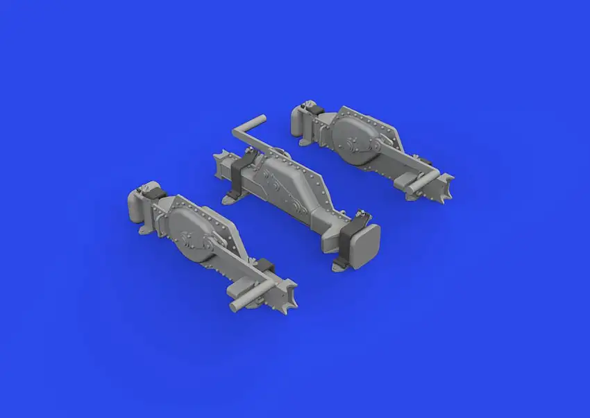 WWII German 10-Ton Jacks (Resin) 1/35 Eduard