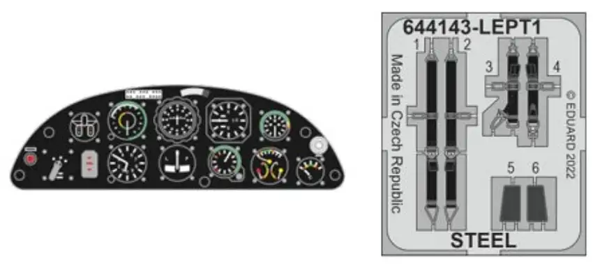 Z-526AFS LooK for EDU (Photo-Etch & Resin) 1/48 Eduard