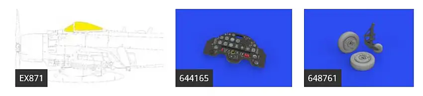 A1J LooKplus for TAM (Photo-Etch & Resin) 1/48 Eduard