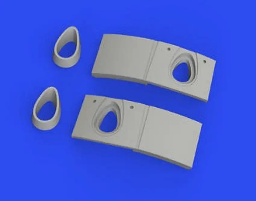 A6M2 Model 11 Exhausts Early for EDU (Resin) 1/48 Eduard