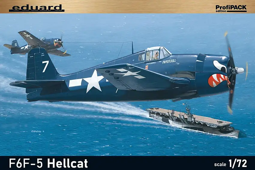 F6F-5 Hellcat Aircraft (Profi-Pack Plastic Kit) 1/72 Eduard