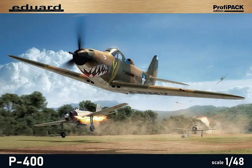 WWII P-400 US Fighter (Profi-Pack Plastic Kit) 1/48 Eduard