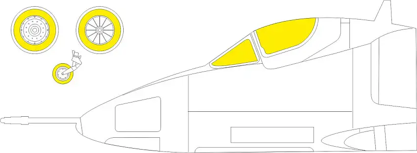 A-4B for HSG 1/48 Eduard Masks
