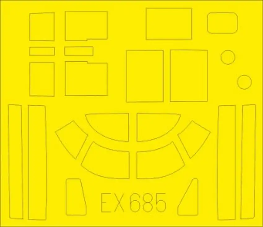 A-26B for ICM 1/48 Eduard Masks