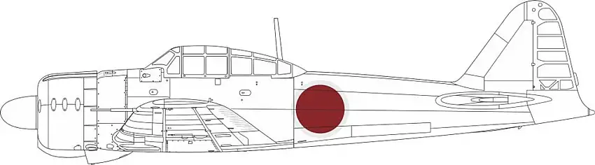 A6M2 Model 21 National Insignia for EDU 1/48 Eduard Masks