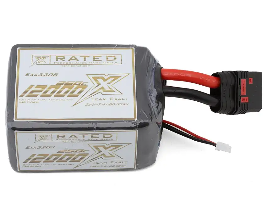 Team Exalt "X-Rated" Drag Race 2S 250C LiPo Battery (7.4V/12,000mAh) w/QS8 Connector