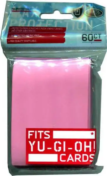 Card Supplies Flat Pink Small Card Sleeves [60 Count]