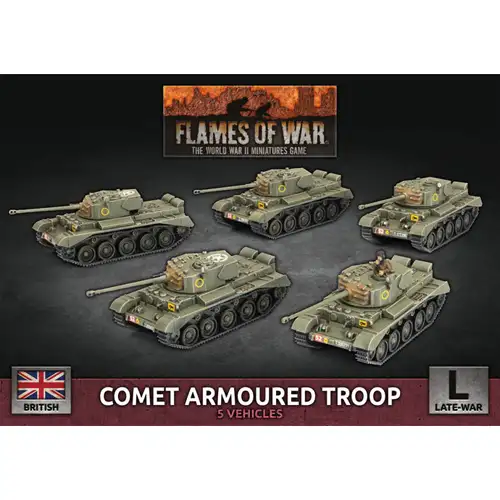 Flames of War WW2: British - Comet Armoured Troop (Clearance)