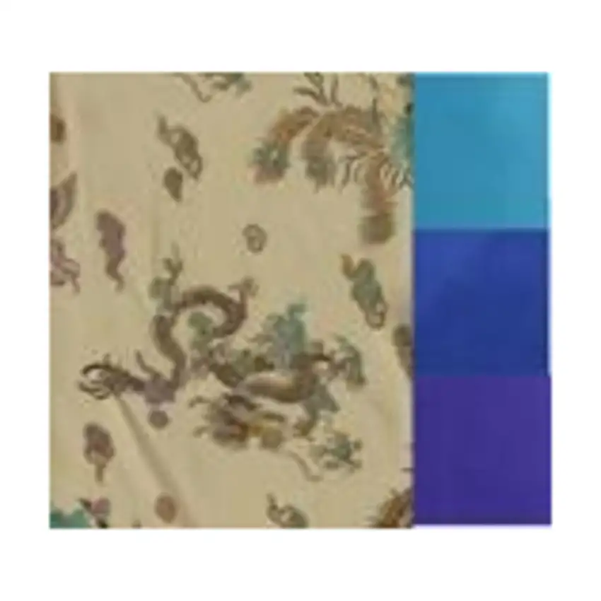 Sapphire Dragon Lotus Dice Bag (Deluxe)