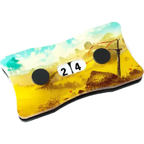 Acrylic Life Counters: Double Dials - Plains