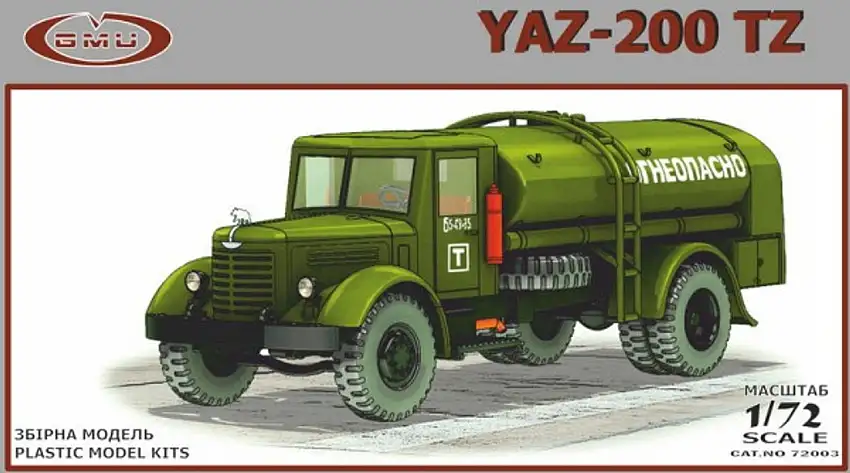 YAZ200 TZ Military Tanker Truck 1/72 GMU Models