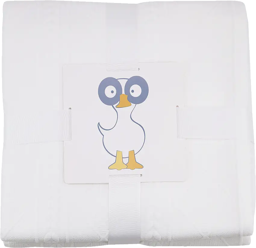 White 50" X 60" Full Size Knit Throw