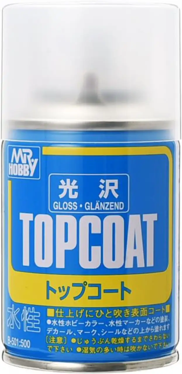 Mr. Top Coat Gloss 86ml Spray GSI Creos