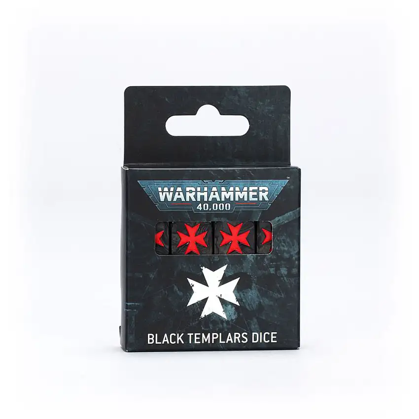 Warhammer 40k: Dice Set - Black Templars (16)