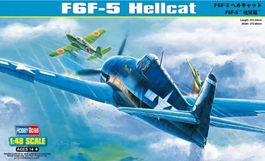 F6F-5 Hellcat Fighter 1/48 Hobby Boss