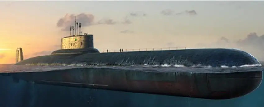 Russian Navy SSBN Typhoon Class Submarine 1/350 Hobby Boss
