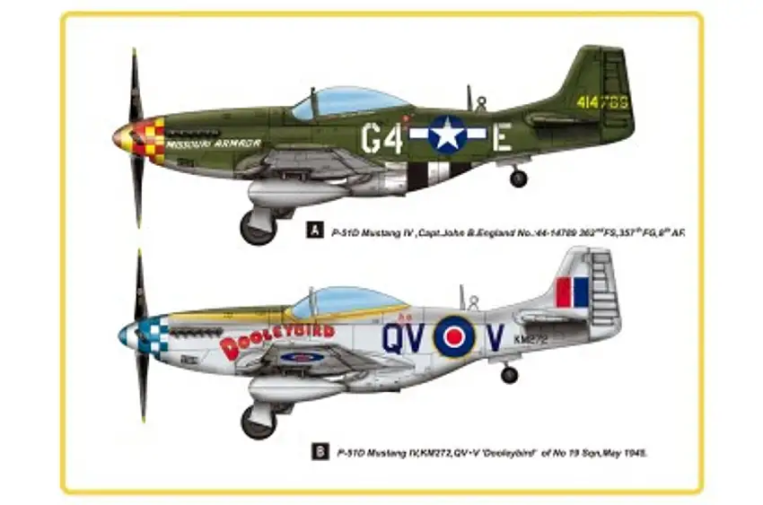 P-51D Mustang IV Fighter (Easy Assembly) 1/48 Hobby Boss