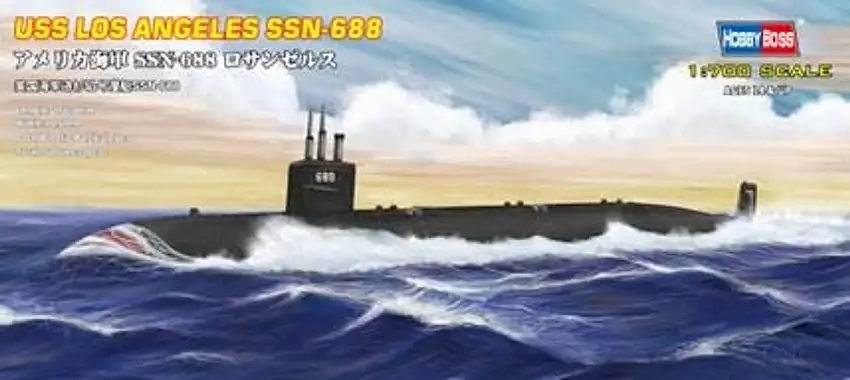 USS Navy Los Angeles SSN-688 Submarine 1/700 Hobby Boss