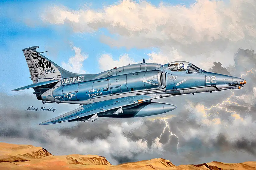 A-4M Skyhawk Attack Aircraft 1/72 Hobby Boss