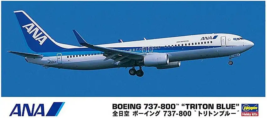 Boeing 737-800 ANA "Triton Blue" (Ltd Edition) 1/200 Hasegawa