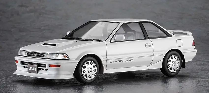 Toyota Corolla Leven AE92 GT-Z Late Version Car w/Lip Spoiler (Ltd Edition) 1/24 Hasegawa