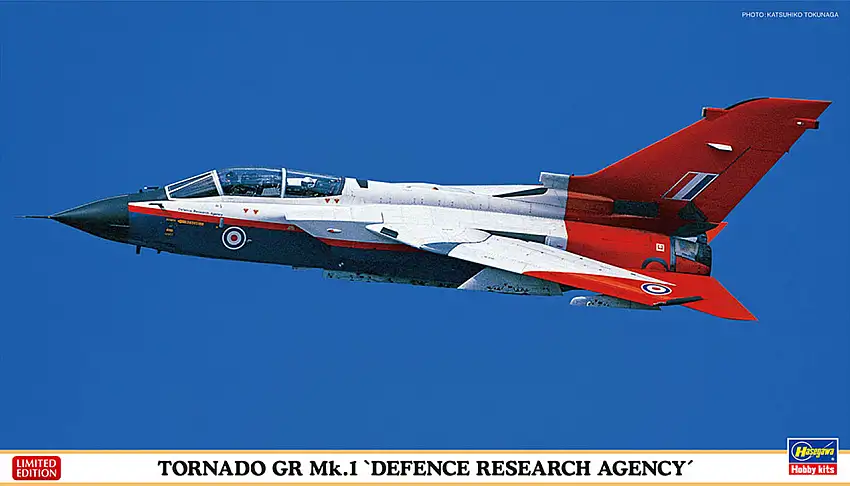 Tornado GR Mk 1 Defence Research Agency Aircraft (Ltd Edition) 1/72 Hasegawa