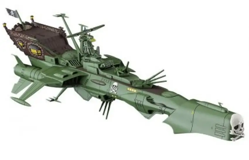 Captain Harlock Space Pirate Dimension Voyage Battleship Arcadia 1st Ship (Ltd Edition) 1/2500 Hasegawa