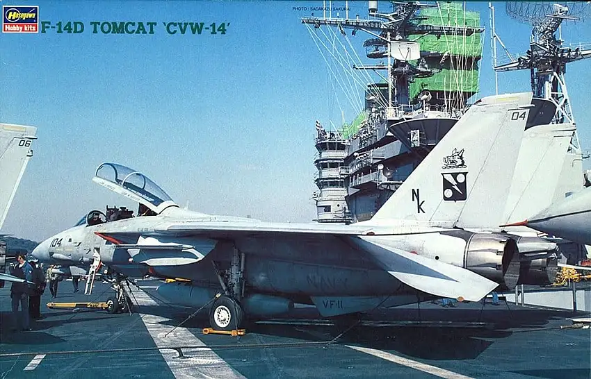 F-14D Tomcat CVW4 USN Fighter 1/48 Hasegawa