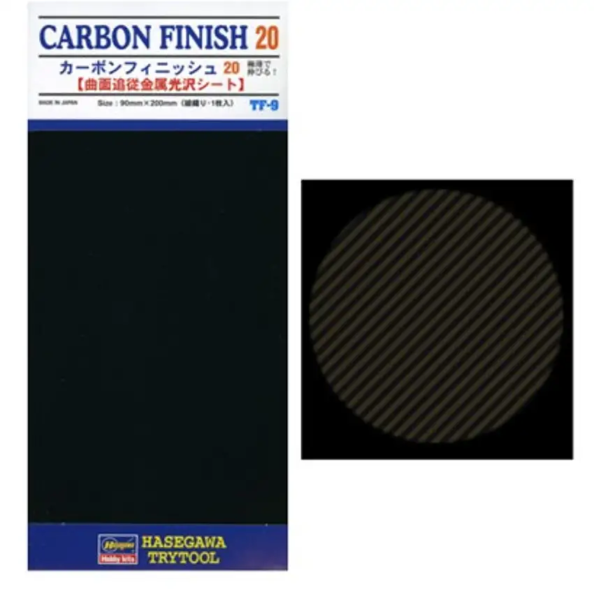 Carbon Finish (Fine) Mylar Foil (Self-Adhesive) Hasegawa
