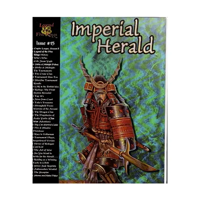 #15 "The Crane Clan, The Dragon Clan"