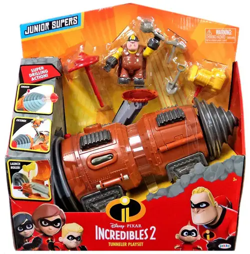 Disney / Pixar Incredibles 2 Junior Supers Tunneler Playset