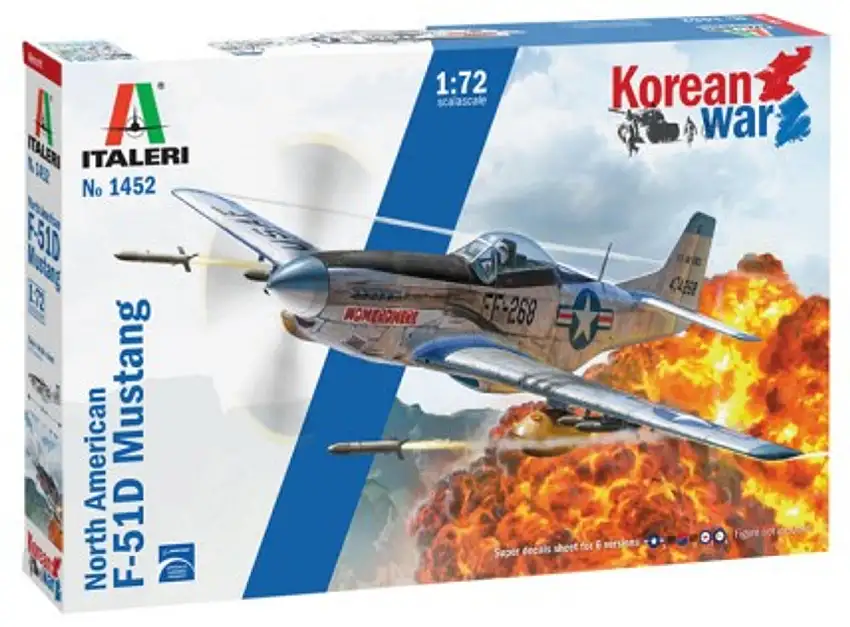 F51D Mustang Fighter Korean War 1/72 Italeria