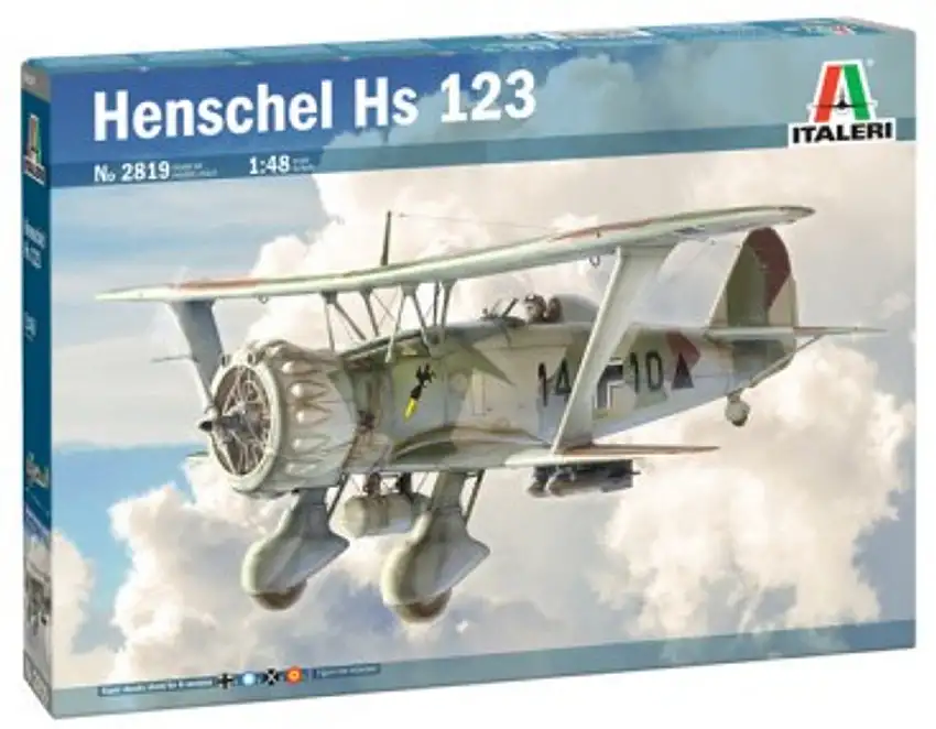 Henschel Hs 123 Aircraft 1/48 Italeri
