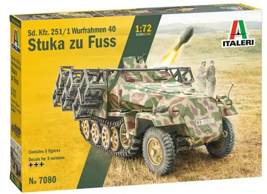SdKfz 251/1 Wurfrahmen 40 Stuka Zu Fuss Halftrack 1/72 Italeri