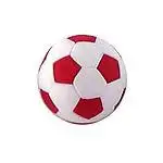 Iwako Red Soccer Ball Eraser