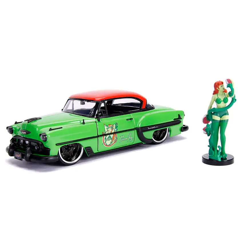 DC Comics 1953 Chevy Bel Air w/Poison Ivy Figure 1/24 Jada