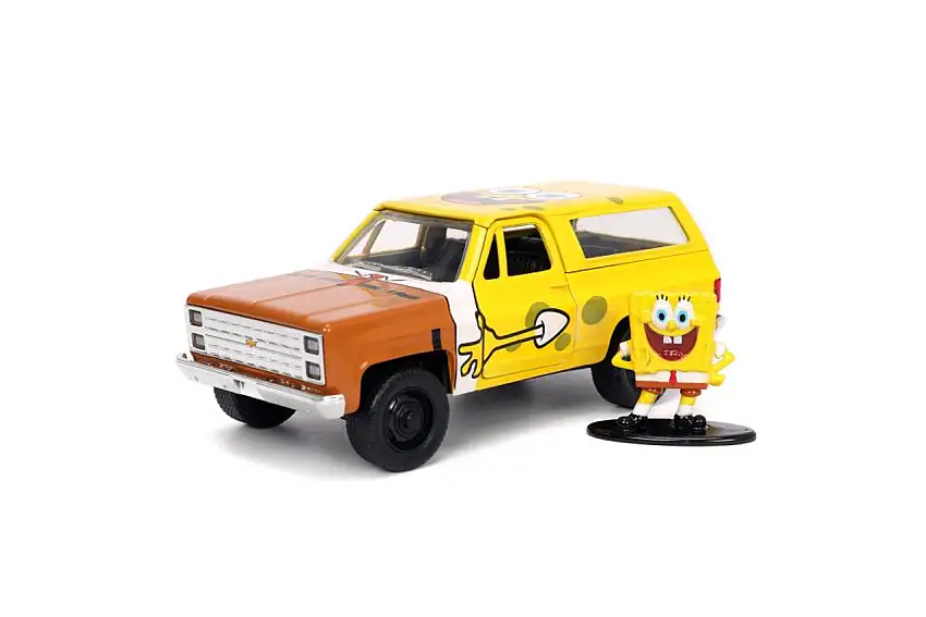 1980 Chevy K5 Blazer w/SpongeBob Figure 1/32 Jada
