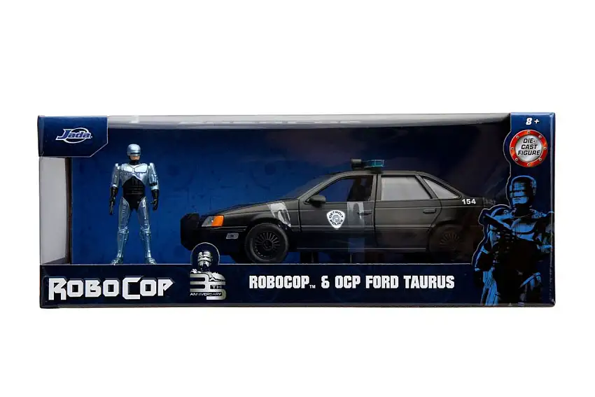 RoboCop 35th Anniversary OCP Ford Taurus Police Car w/RoboCop Figure 1/24 Jada