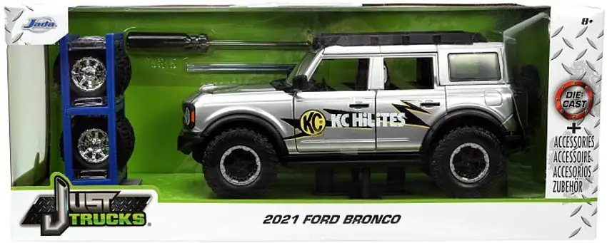 2021 Ford Bronco SUV w/Extra Tires & Rack 1/24 Jada