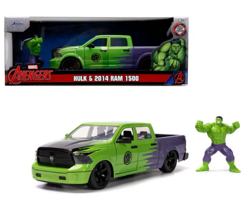 2014 Ram 1500 Truck w/Hulk Figure 1/24 Jada