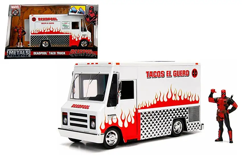 Deadpool Taco Food Truck w/Deadpool Figure 1/24 Jada